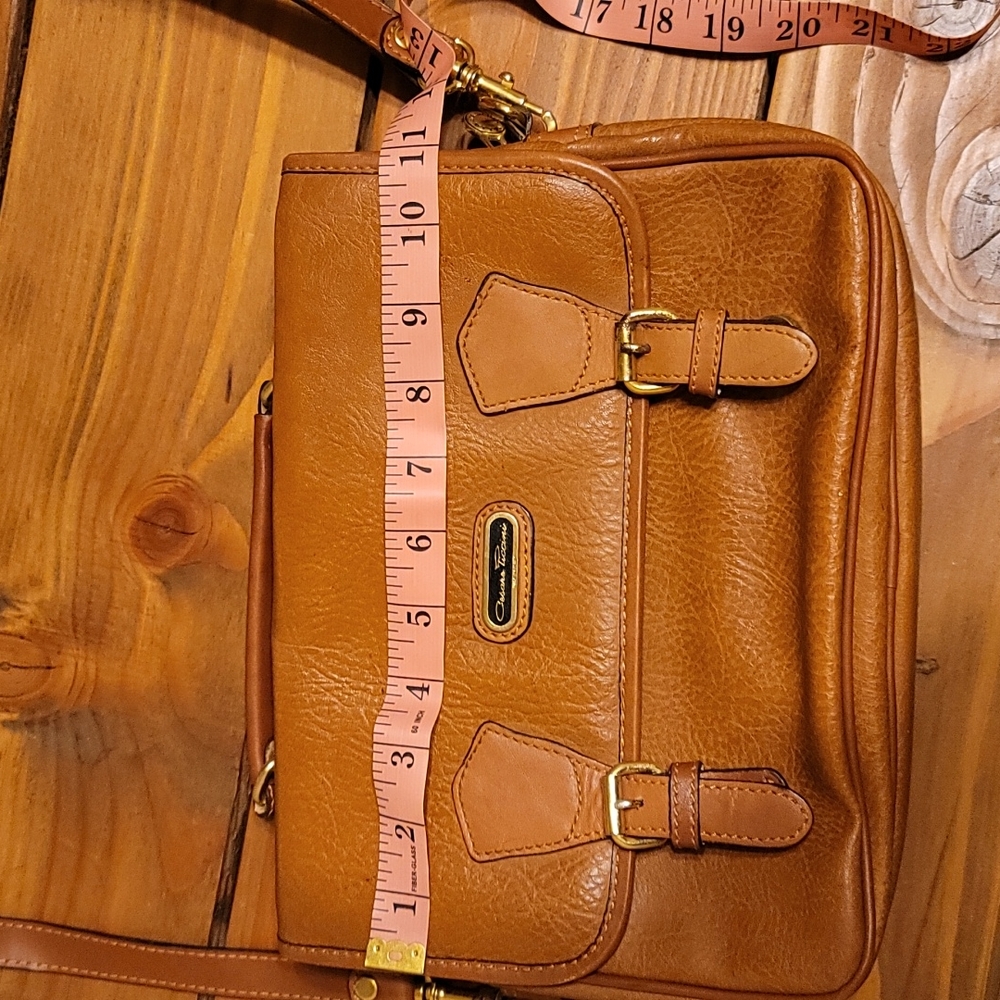 Authentic Cesare Paciotti double-stitched leather bag - Picture 10 of 13